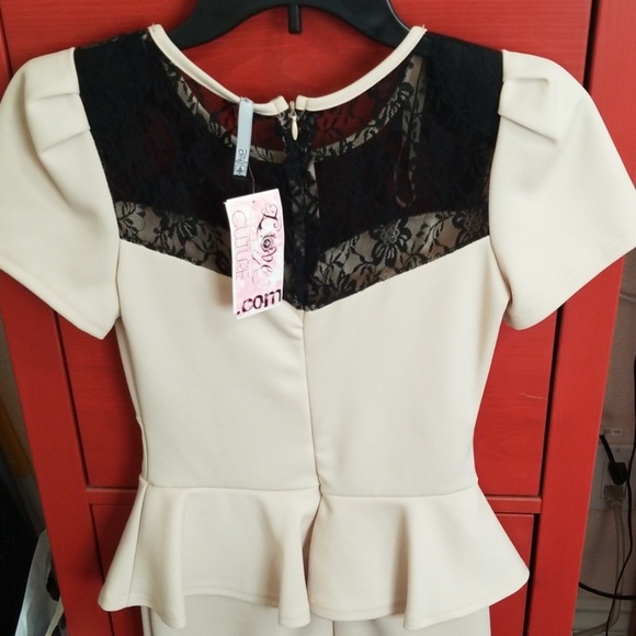 Retro Peplum Dress - Picture 3 of 3